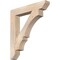 Ekena Millwork Balboa Slat Smooth Bracket, Douglas Fir, 5 1/2"W x 36"D x 40"H BKT06X36X40BOA06SDF - alternate 1
